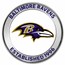 NFL Baltimore Ravens 1 oz Silver Colorized Round (w/Box)