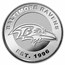 NFL Baltimore Ravens 1 oz Silver Round (w/Box)