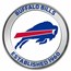 NFL Buffalo Bills 1 oz Silver Colorized Round (w/Box)
