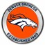 NFL Denver Broncos 1 oz Silver Colorized Round (w/Box)