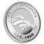 NFL Denver Broncos 1 oz Silver Round (w/Box)