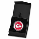 NFL Kansas City Chiefs 1 oz Silver Colorized Round (w/Box)