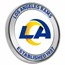 NFL Los Angeles Rams 1 oz Silver Colorized Round (w/Box)