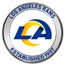 NFL Los Angeles Rams 1 oz Silver Colorized Round (w/Box)