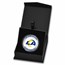 NFL Los Angeles Rams 1 oz Silver Colorized Round (w/Box)
