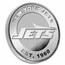 NFL New York Jets 1 oz Silver Round (w/Box)