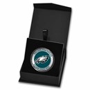 NFL Philadelphia Eagles 1 oz Silver Colorized Round (w/Box)