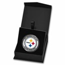NFL Pittsburgh Steelers 1 oz Silver Colorized Round (w/Box)