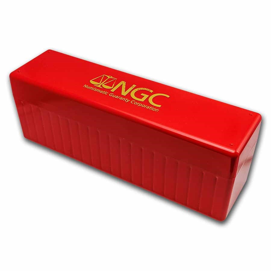 Buy NGC 20 Coin Storage Boxes (Used, Red) APMEX