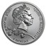 Niue 1 oz Silver Czech Lion (Abrasions, Random)