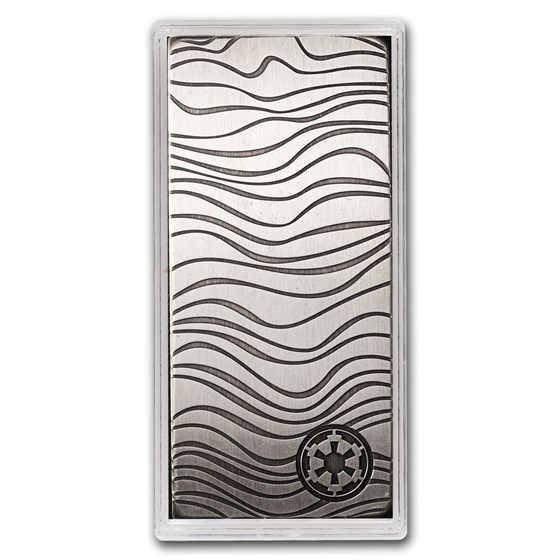 Niue 10 oz Silver Star Wars: Mandalorian Beskar Bar (Random Year)