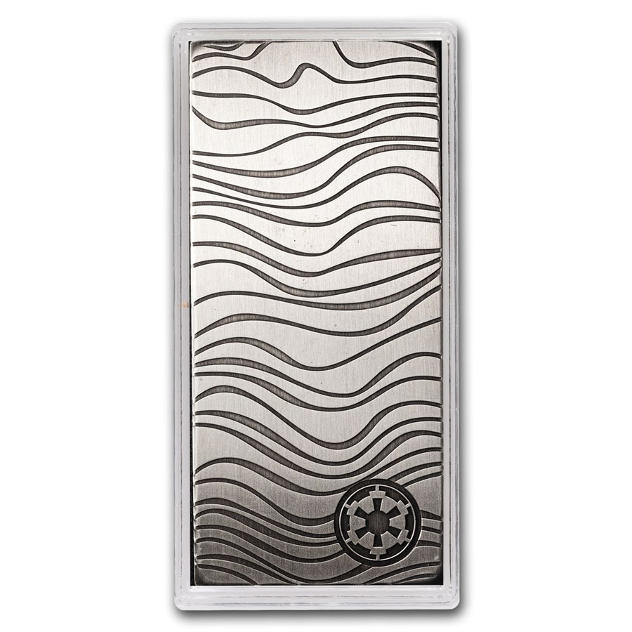 Niue 10 oz Silver Star Wars: Mandalorian Beskar Bar (Random Year)