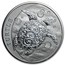 Niue 2 oz Silver $5 Hawksbill Turtle BU (Abrasions, Random Year)
