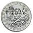 Niue 2 oz Silver Czech Lion (Abrasions, Random)