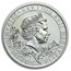 Niue 2 oz Silver Czech Lion (Abrasions, Random)