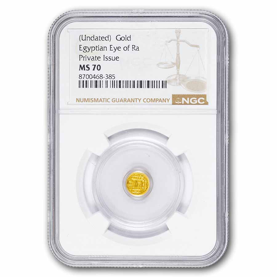 Buy Egyptian Eye of Ra 1/500 oz Gold Coin MS-70 NGC | APMEX