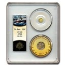 No Date Liberty Round 25 Cent Gold MS-62 PCGS (BG-224 SS Cen Am.)