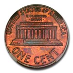 NO DATE Lincoln Cent MS-65 NGC (Obverse Struck Thru, Capped Die)