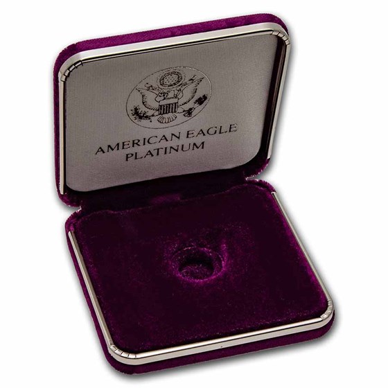 OGP Box - 1/10 oz Platinum Eagle (Vintage, Empty, No sleeve)