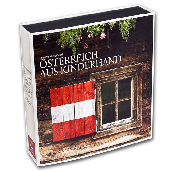 OGP Box - 2012-2016 Austria 9-Coin Silver Piece by Piece Case OGP Box - 2012-2016 Austria 9-Coin Silver Piece by Piece Case