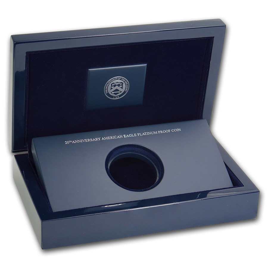 OGP Box - 2017 1 oz PF Platinum Eagle (20th Anniversary, Empty)