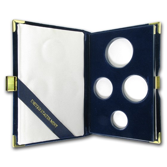OGP Box - 4-Coin Proof Gold Eagle Set (1988-1999) (Empty) OGP Box - 4-Coin Proof Gold Eagle Set (1988-1999) (Empty)