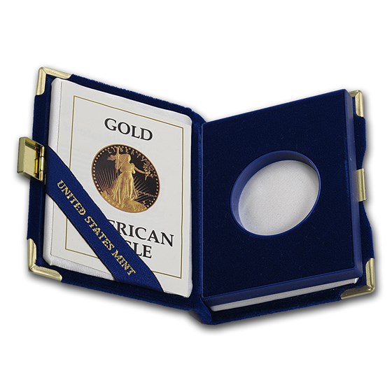 OGP Box & COA - 1987 1/2 oz Proof Gold American Eagle OGP Box & COA - 1987 1/2 oz Proof Gold American Eagle