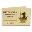 OGP Box & COA - 1987 2-Coin Proof Gold Britannia Set (Empty)