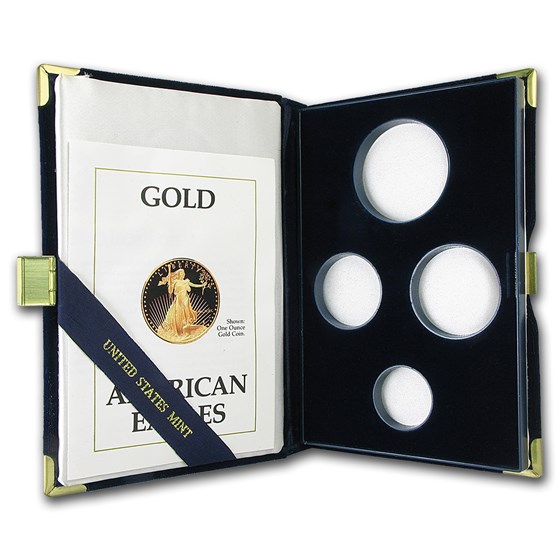 OGP Box & COA - 1990 4-Coin Proof Gold American Eagle Set OGP Box & COA - 1990 4-Coin Proof Gold American Eagle Set