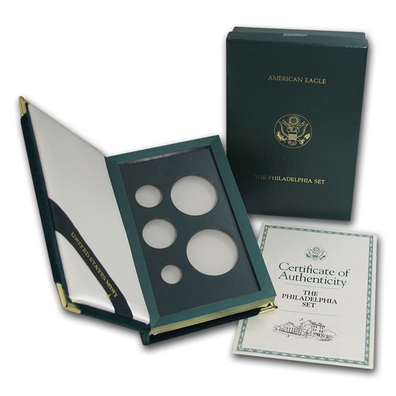 OGP Box & COA - 1993 5-Coin Philadelphia Mint Proof Eagle Set OGP Box & COA - 1993 5-Coin Philadelphia Mint Proof Eagle Set