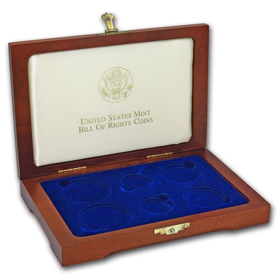 OGP Box & COA - 1993 6-Coin Bill of Rights Commemorative Set OGP Box & COA - 1993 6-Coin Bill of Rights Commemorative Set