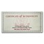 OGP Box & COA - 1996-P Olympic High Jump $1 Silver Commem Proof
