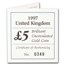 OGP Box & COA - 1997 Great Britain Gold £5 BU (Empty)