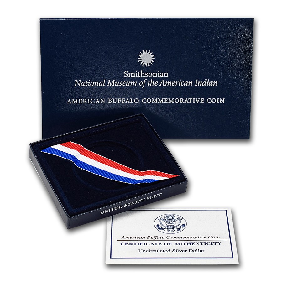 OGP Box & COA - 2001 U.S. Mint American Buffalo Commem BU Coin