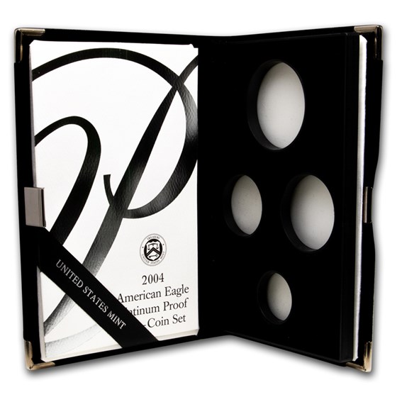 OGP Box & COA - 2004 Proof 4-Coin Platinum Eagle Set (Empty) OGP Box & COA - 2004 Proof 4-Coin Platinum Eagle Set (Empty)
