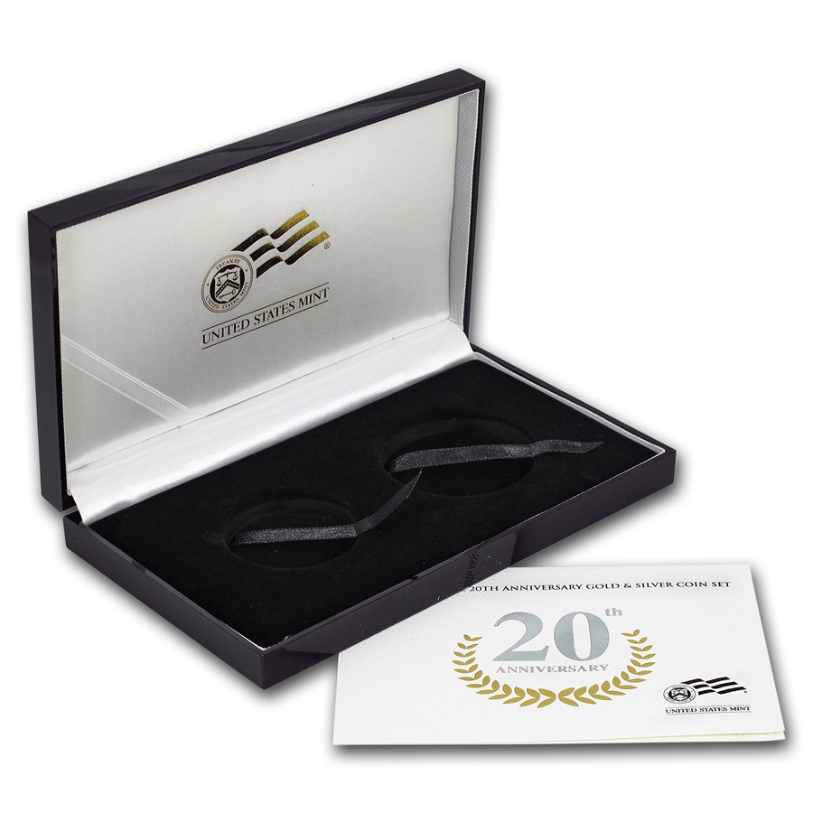 OGP Box & COA - 2006 20th Anniversary 2-Coin American Eagle Set