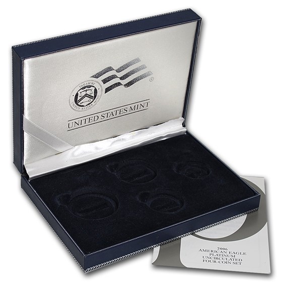 OGP Box & COA - 2006 4-Coin Burnished Platinum Eagle Set (Empty) OGP Box & COA - 2006 4-Coin Burnished Platinum Eagle Set (Empty)