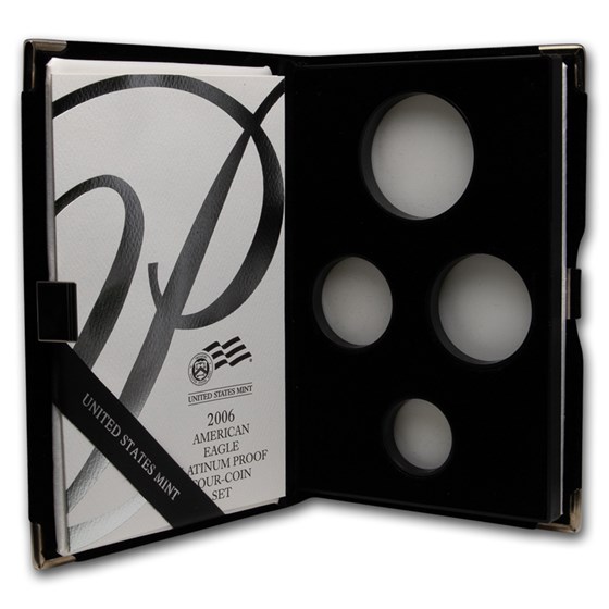 OGP Box & COA - 2006 Proof 4-Coin Platinum Eagle Set (Empty) OGP Box & COA - 2006 Proof 4-Coin Platinum Eagle Set (Empty)