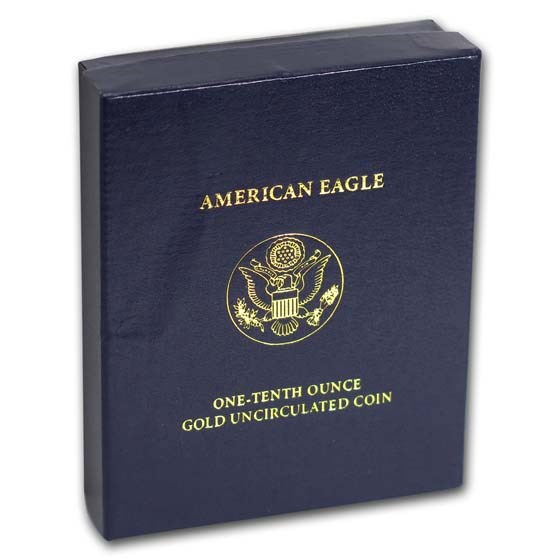 OGP Box & COA - 2006 (W) 1/10 oz Burnished Gold American Eagle