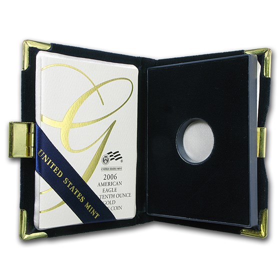OGP Box & COA - 2006 (W) 1/10 oz Proof Gold American Eagle OGP Box & COA - 2006 (W) 1/10 oz Proof Gold American Eagle