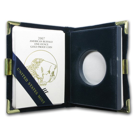 OGP Box & COA - 2007-W Proof 1 oz Gold Buffalo (Empty) OGP Box & COA - 2007-W Proof 1 oz Gold Buffalo (Empty)