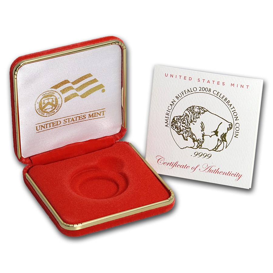OGP Box & COA - 2008 1 oz Gold Buffalo Celebration Coin