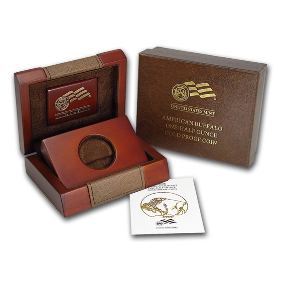 OGP Box & COA - 2008-W Proof 1/2 oz Gold Buffalo OGP Box & COA - 2008-W Proof 1/2 oz Gold Buffalo