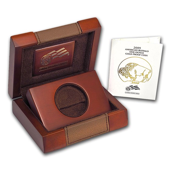 OGP Box & COA - 2009-W Proof 1 oz Gold Buffalo (Empty) OGP Box & COA - 2009-W Proof 1 oz Gold Buffalo (Empty)