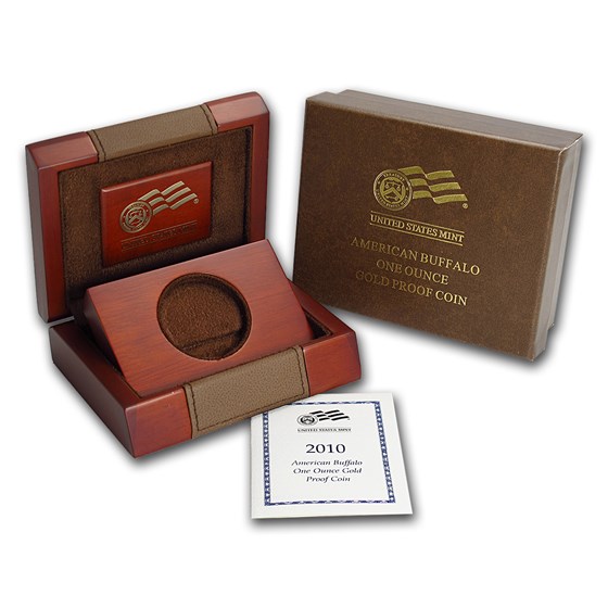 OGP Box & COA - 2010-W Proof 1 oz Gold Buffalo OGP Box & COA - 2010-W Proof 1 oz Gold Buffalo