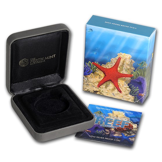 OGP Box & COA - 2011 Perth 1/2 oz Silver Starfish Proof OGP Box & COA - 2011 Perth 1/2 oz Silver Starfish Proof