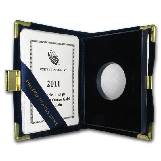 OGP Box & COA - 2011 (W) 1/2 oz Proof Gold American Eagle OGP Box & COA - 2011 (W) 1/2 oz Proof Gold American Eagle
