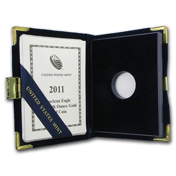 OGP Box & COA - 2011-W Proof 1/10 oz Gold Eagle OGP Box & COA - 2011-W Proof 1/10 oz Gold Eagle