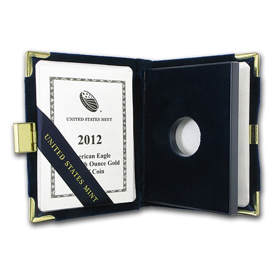 OGP Box & COA - 2012 1/10 oz Proof Gold American Eagle OGP Box & COA - 2012 1/10 oz Proof Gold American Eagle