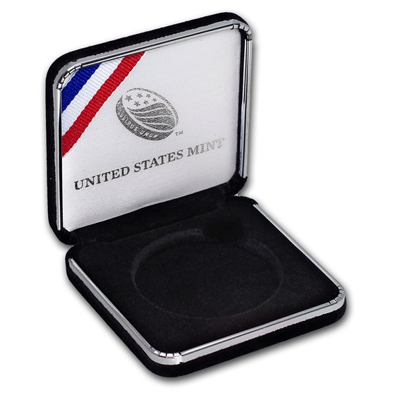 OGP Box & COA - 2012-W Infantry Soldier $1 Silver Commem PF